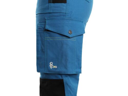 Kalhoty CXS STRETCH, dámské, středně modro - černé, vel. 42